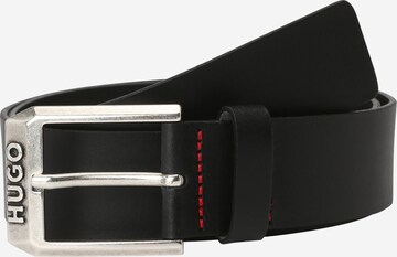 Ceinture 'Gelio' HUGO en noir : devant