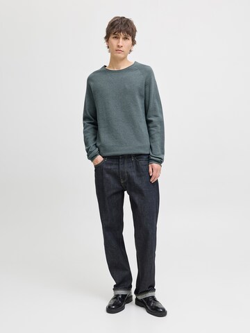 JACK & JONES Regular fit Sweater 'JJEHILL' in Blue