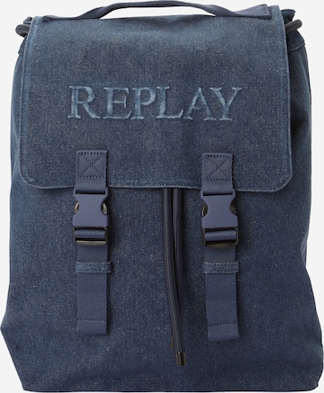 REPLAYRuksak - plava boja: prednji dio