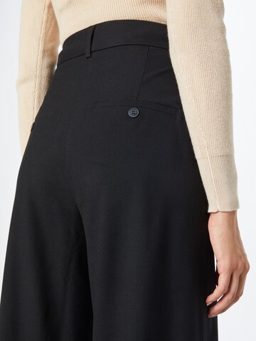 FIVEUNITS Wide leg Pleat-front trousers 'Karen' in Black