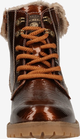 Dockers by Gerli Lace-Up Ankle Boots in Brown