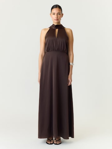 YAS Evening dress 'YASTHEA' in Brown: front