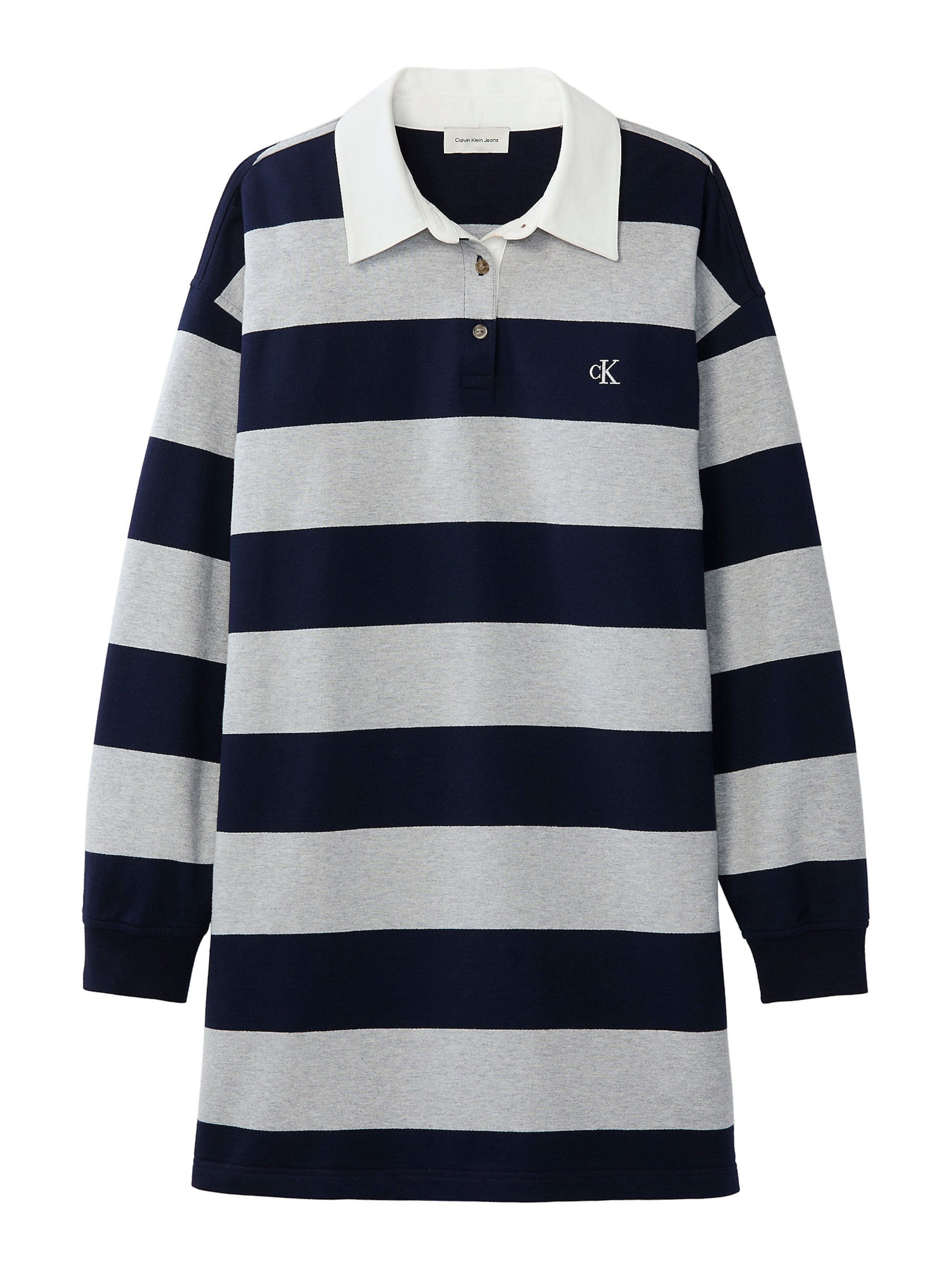 Calvin Klein Jeans Regular Jurk in Blauw: voorkant