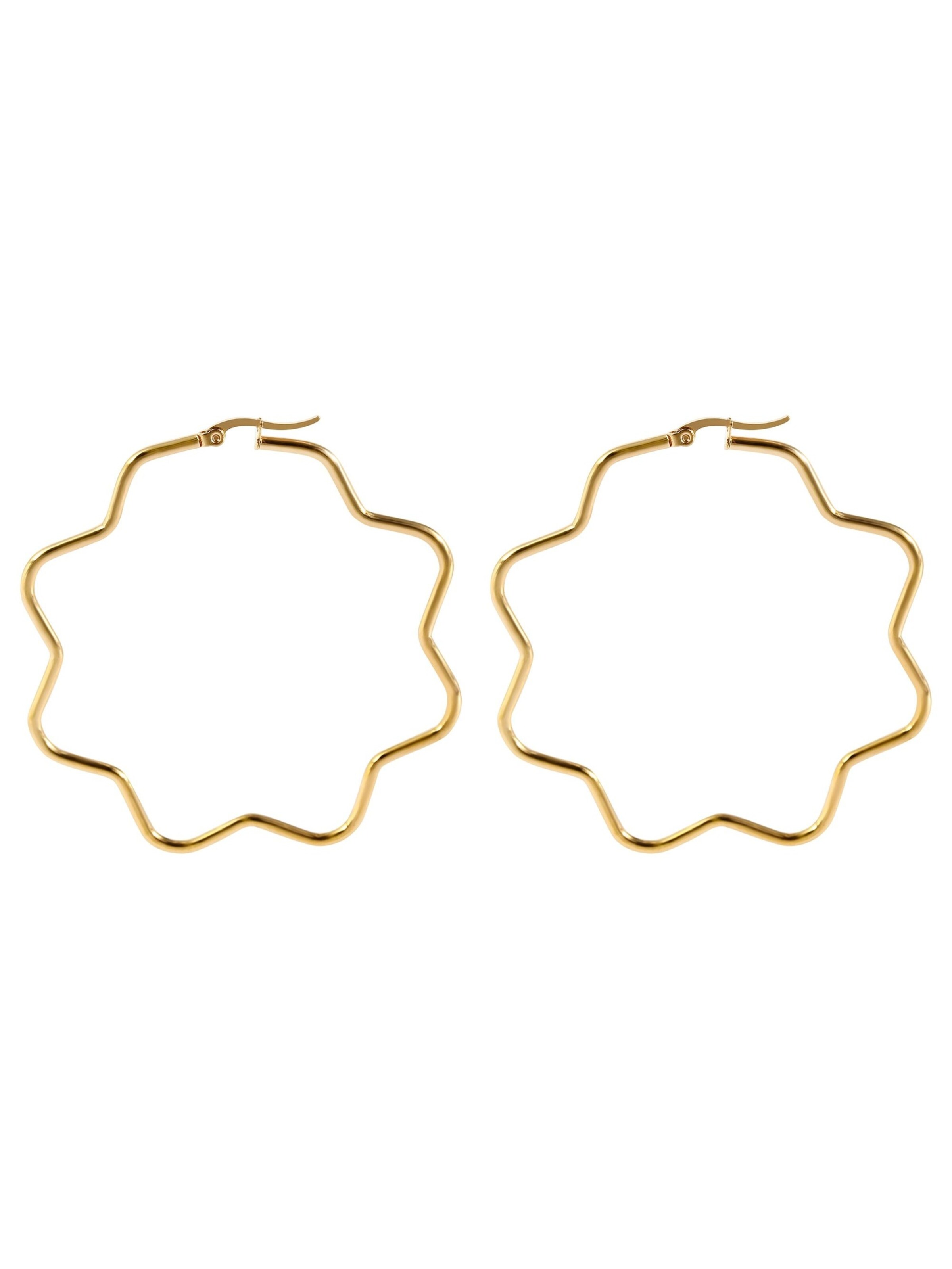 Akzent Ohrringe 'Nasae, langlebig'‌‌‌‌‌‌‌‌‌‌ in Gold