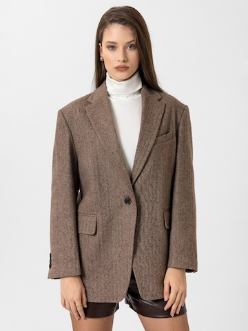 Antioch Blazer 'Clara' in Braun: Vorderseite