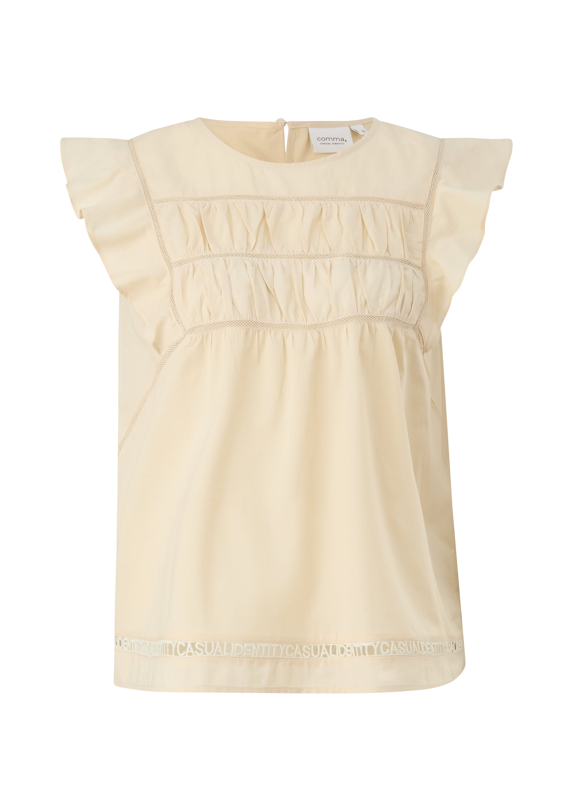 Chemisier comma casual identity en jaune : devant