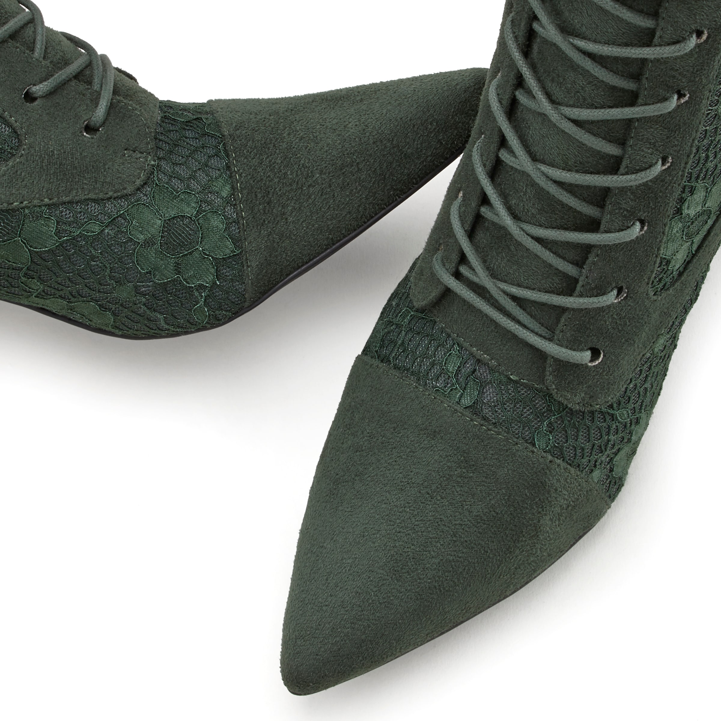 LASCANA Μποτάκι με κορδόνια σε πράσινο