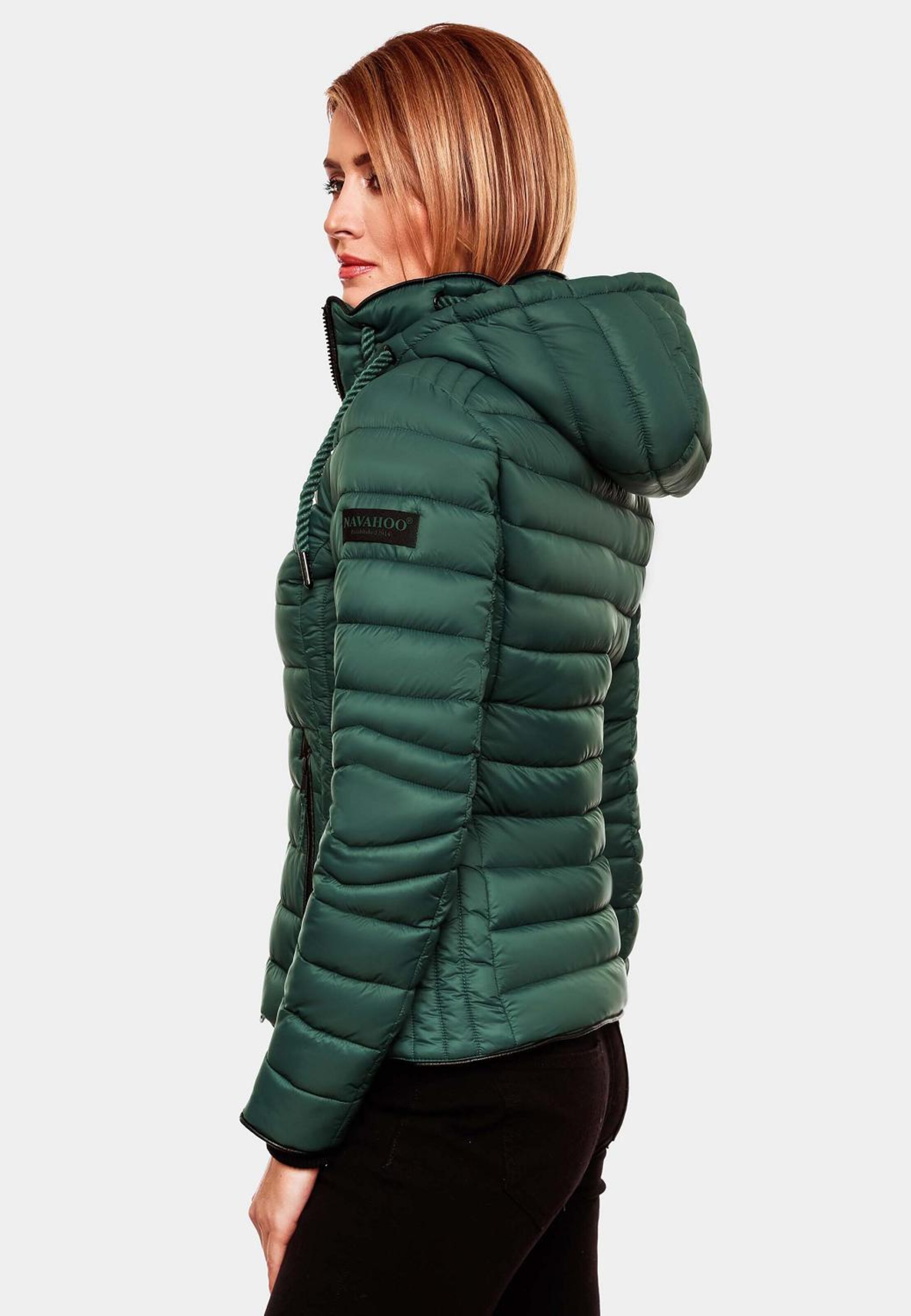 Frauen Jacken NAVAHOO Steppjacke 'Lulana' in Grün - EG07003 Frauen Jacken NAVAHOO Steppjacke 'Lulana' in Grün - EG07003