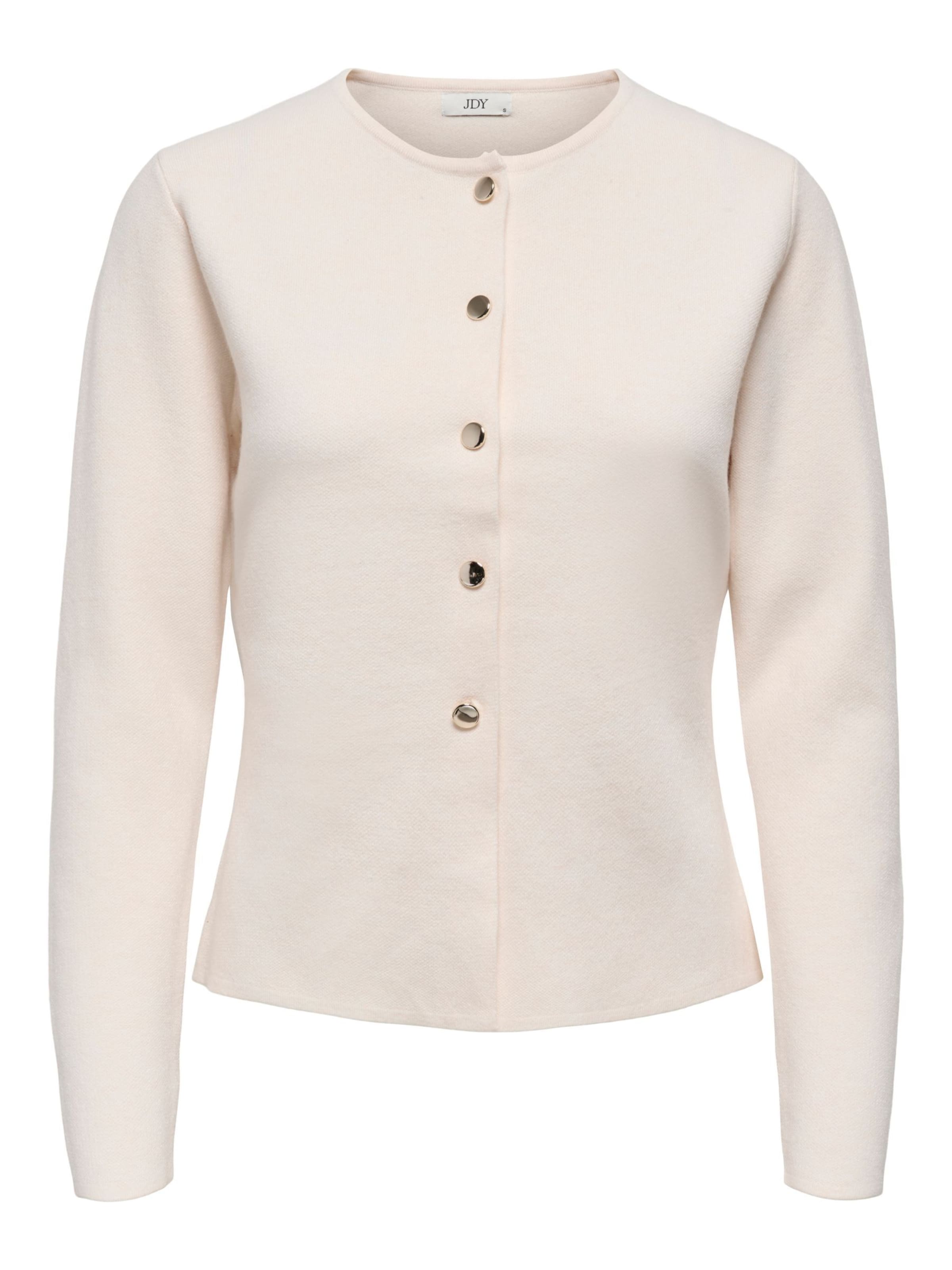 JDY Вязаная кофта 'JDYPrime' в Белый: спереди
