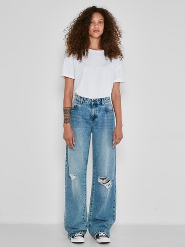 Noisy may Wide Leg Jeans 'Amanda' in Blau