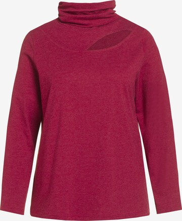 Ulla Popken Shirt in Rood: voorkant