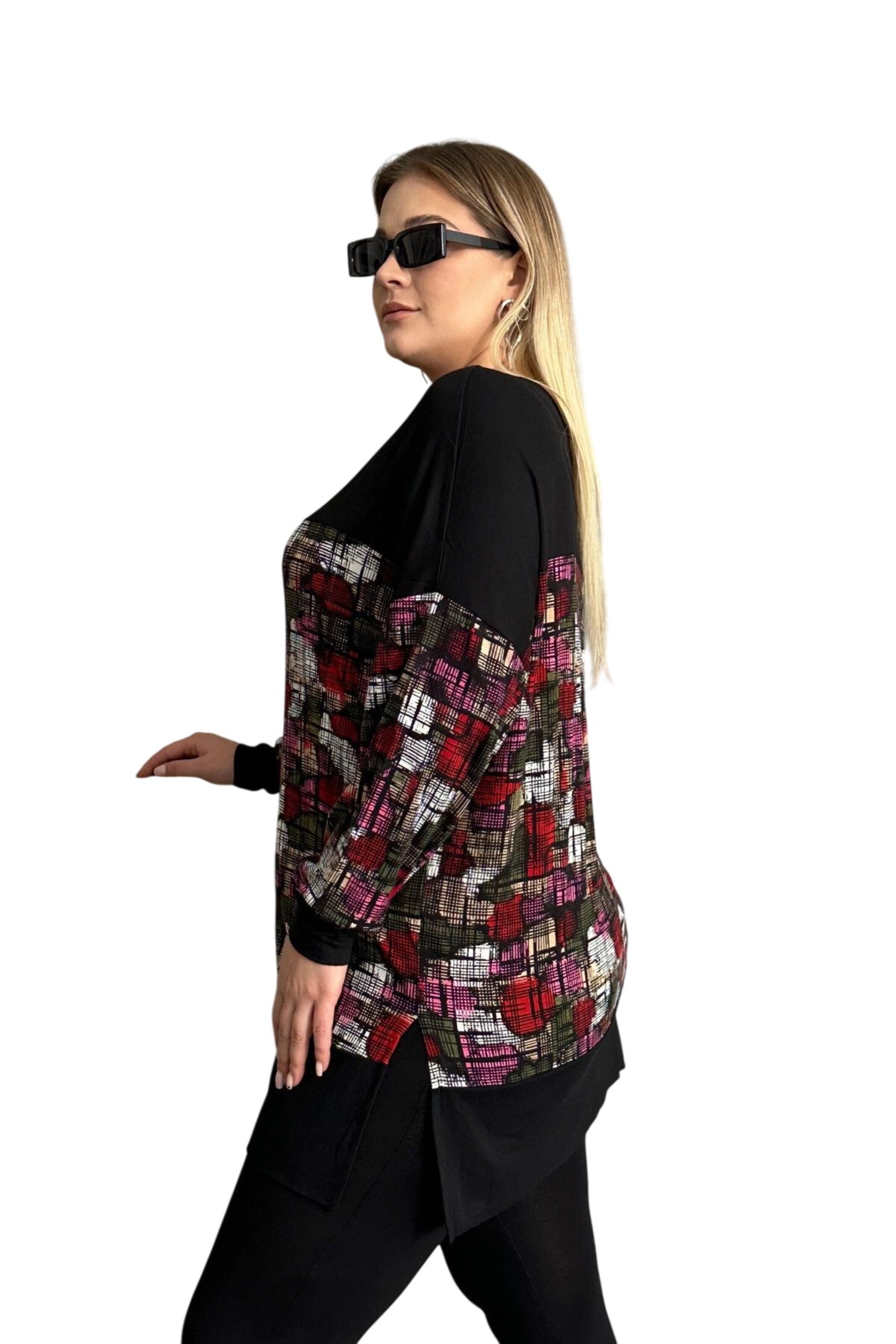 Stil Diva Blouse in Zwart