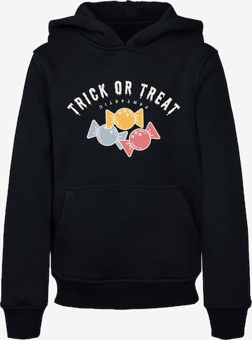 F4NT4STIC Sweatshirt 'Trick Or Treat Halloween' in Zwart: voorkant