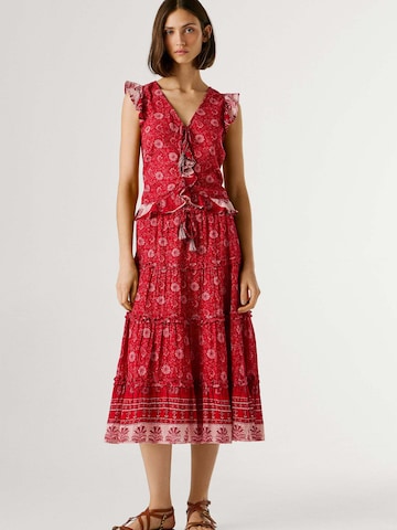 Pepe Jeans Skirt 'CANDELA' in Red