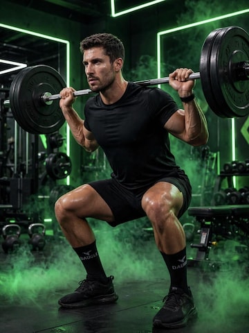 Șosete sport 'DAUGLE Athletic Training Socks' de la DAUGLE pe negru