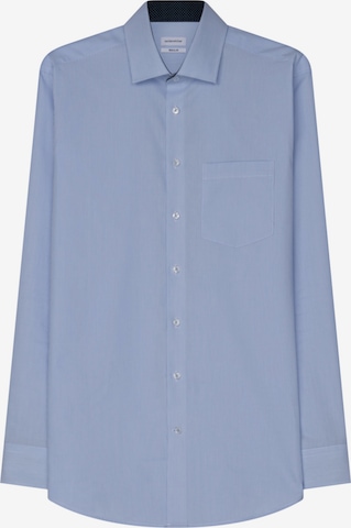 Coupe regular Chemise business SEIDENSTICKER en bleu : devant