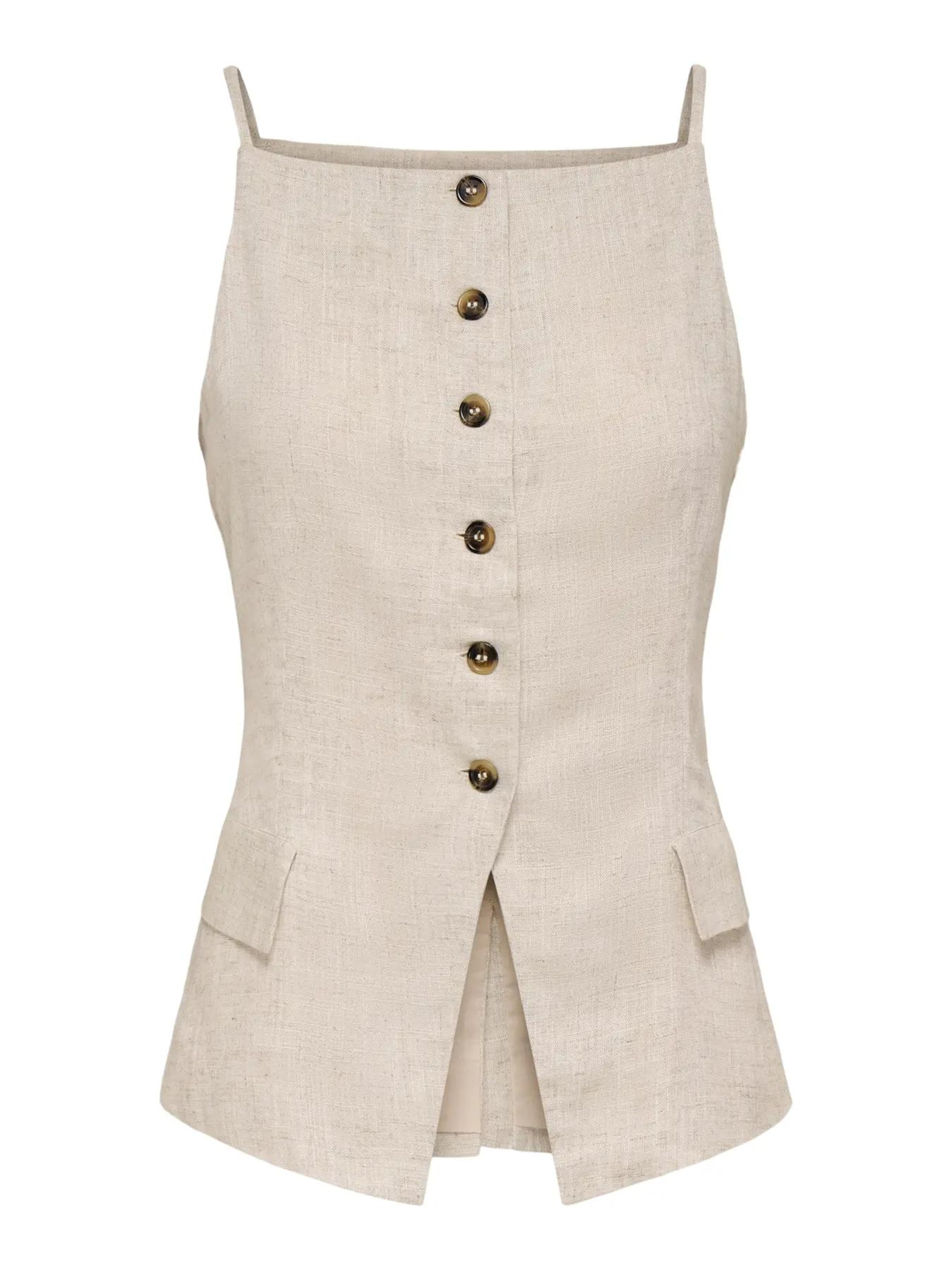 JDY Bodywarmer 'JDYMOLLY' in S in de kleur Beige, Productweergave