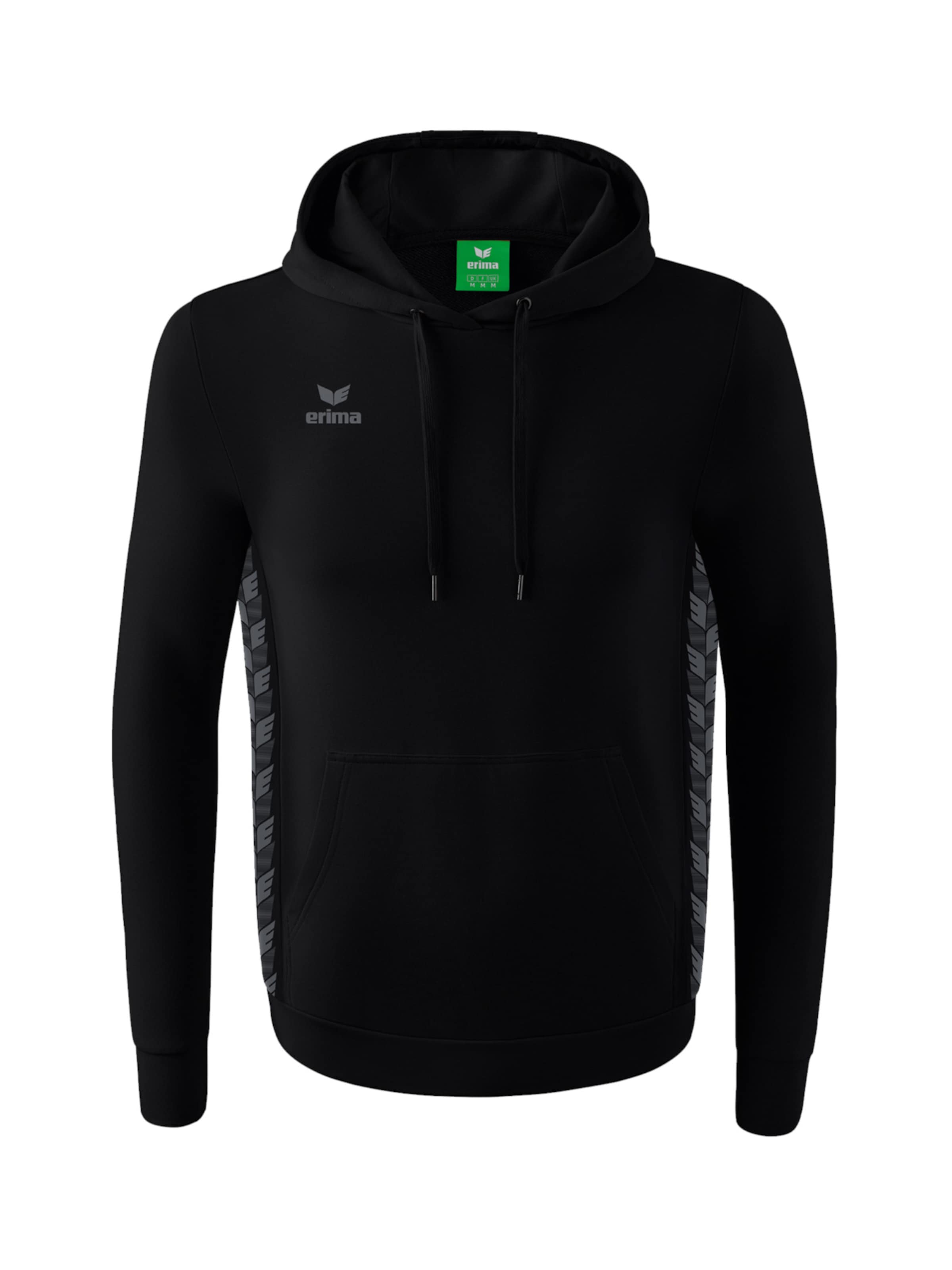 ERIMA Athletic Sweatshirt in Black: front