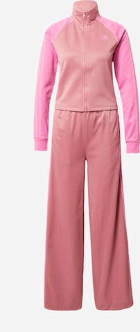 ADIDAS SPORTSWEAR - Fato de treino 'Teamsport' em rosa: frente