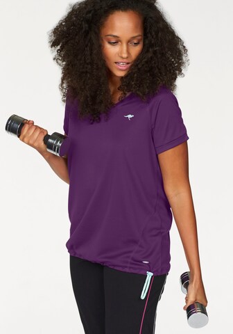 KangaROOS Performance Shirt in Purple