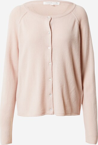 Cardigan rosemunde en rose : devant