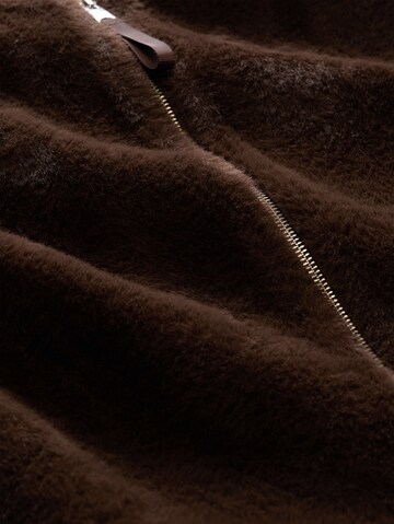 Gilet TOM TAILOR en marron