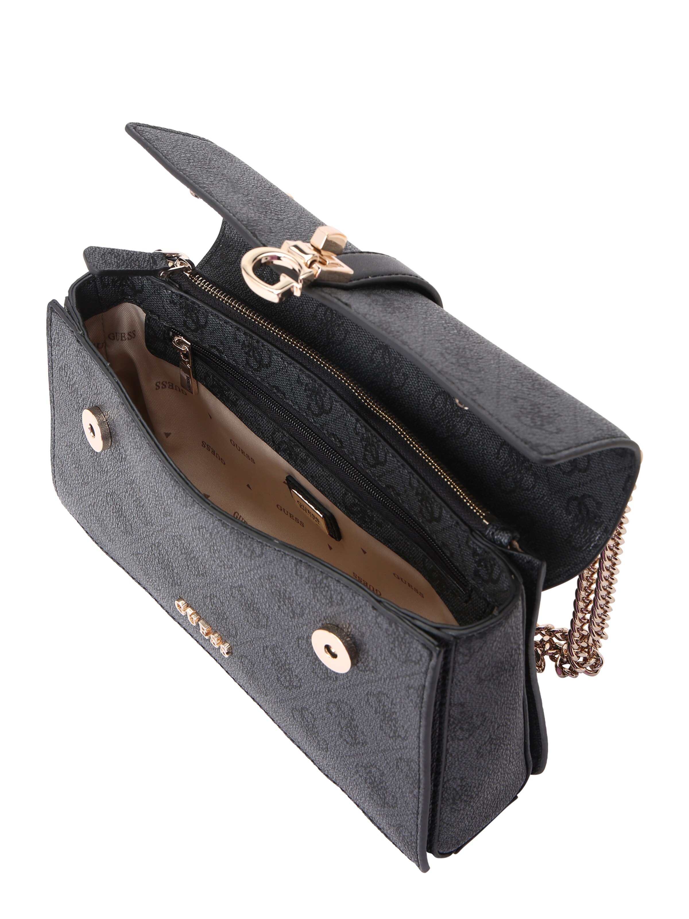 GUESS Наплечная сумка 'ZAMIRA' в Черный