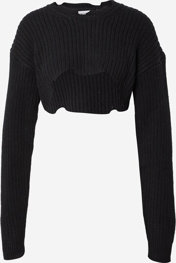 WEEKDAY Pullover 'Torn' in schwarz, Produktansicht