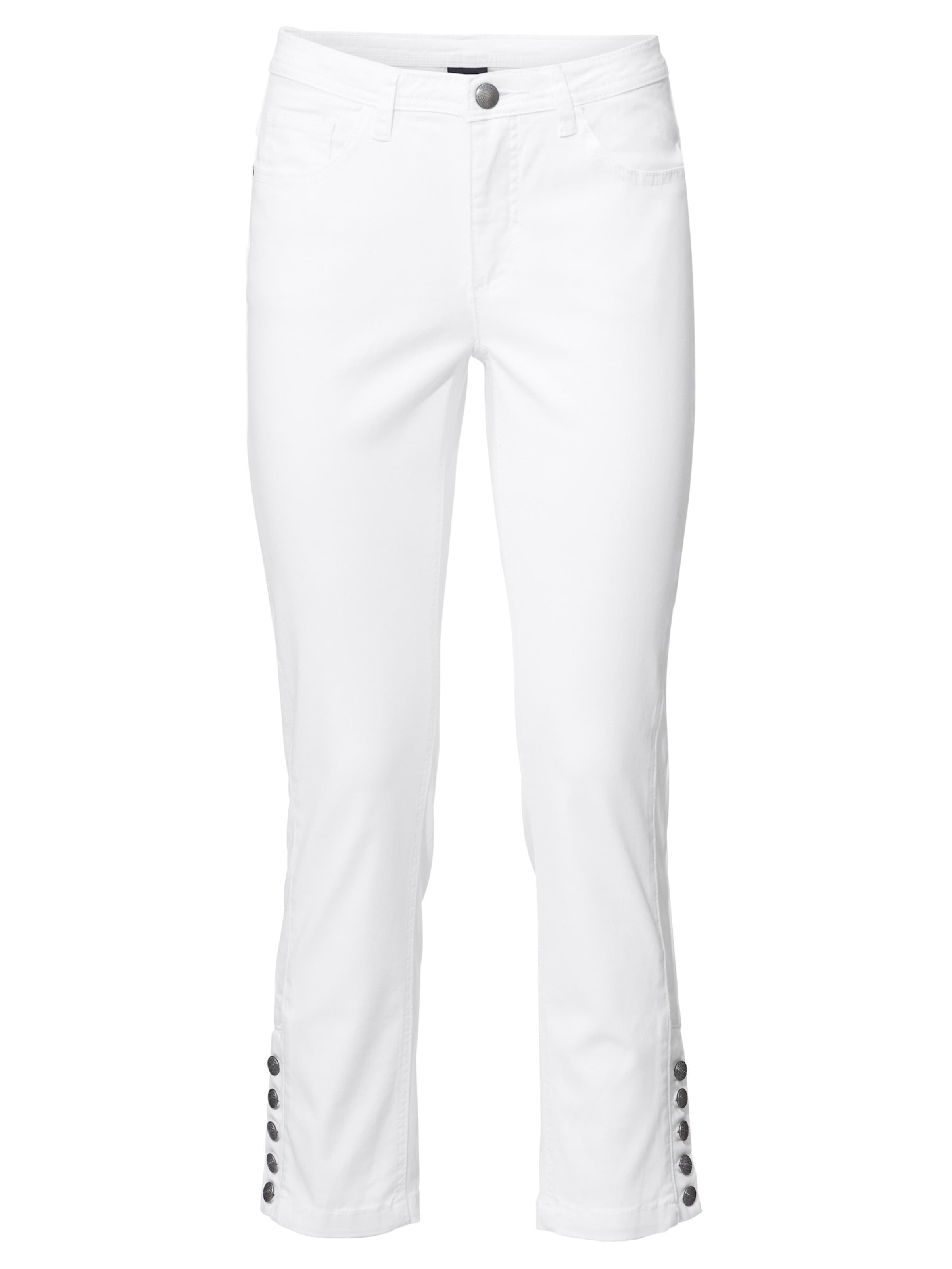 Slimfit Pantaloni di heine in bianco: frontale