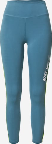NIKE Sports trousers in Green: front