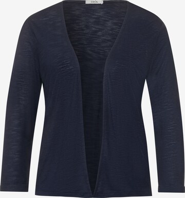 CECIL Gebreid vest in Blauw: voorkant