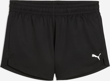 juoda PUMA Standartinis Sportinės kelnės 'Tad Ess': priekis