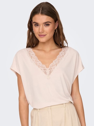 ONLY Bluse 'Free Life' i beige: forside