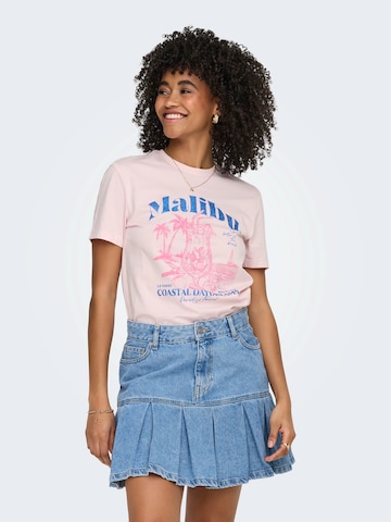 ONLY Shirt 'ONLDINA' in Lila: voorkant