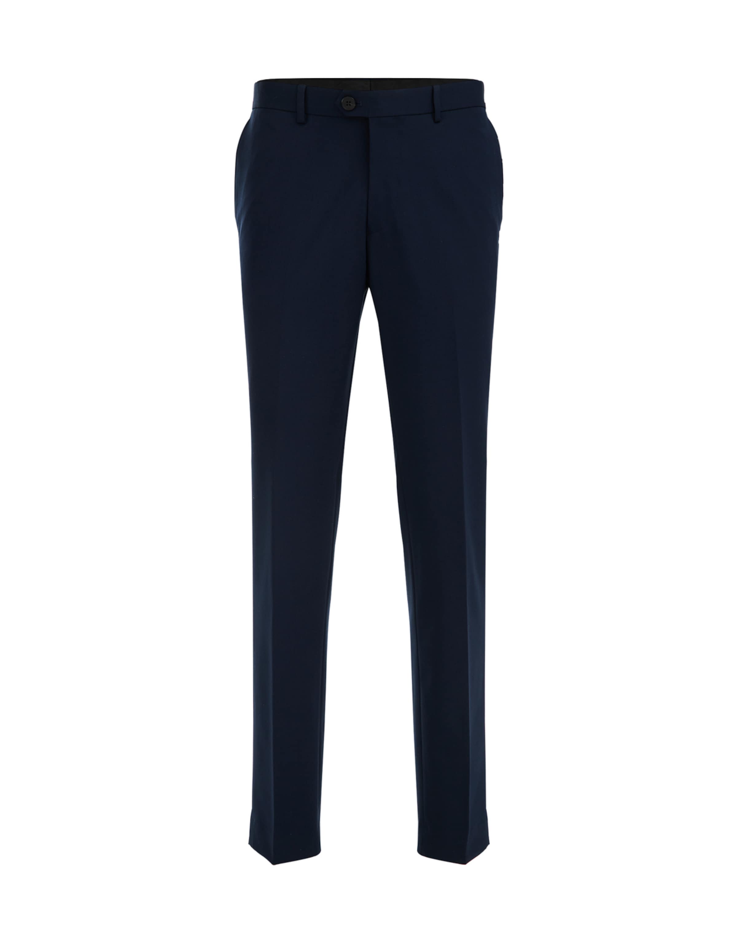 WE Fashion Slim fit Trousers in Blue: front