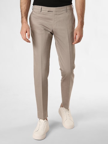 JOOP! Slim fit Pleated Pants ' Blayr ' in Grey: front