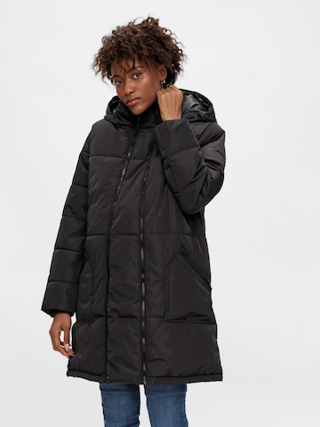 MAMALICIOUS Płaszcz zimowy w kolorze czarny: przód