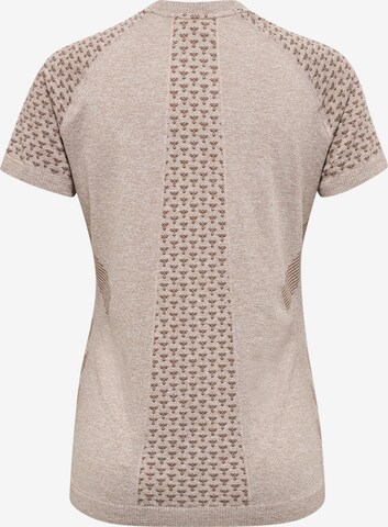 T-shirt fonctionnel Hummel en beige