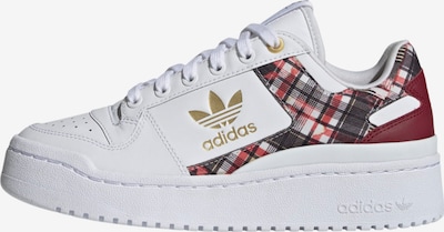 arany / rubinvörös / fekete / fehér ADIDAS ORIGINALS Rövid szárú edzőcipők 'Forum Bold', Termék nézet