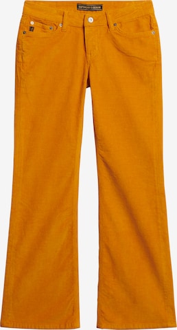 évasé Pantalon Superdry en orange : devant