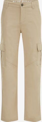 Pantalon WE Fashion en beige : devant