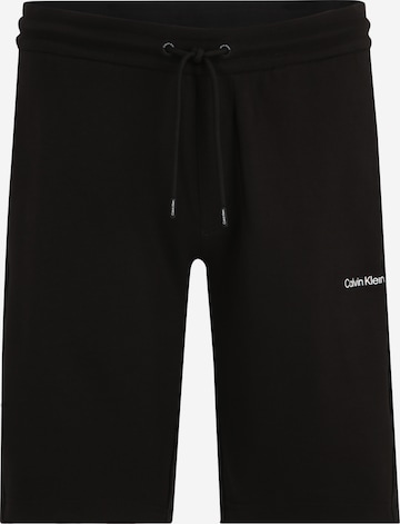 Pantalon Calvin Klein Big & Tall en noir : devant
