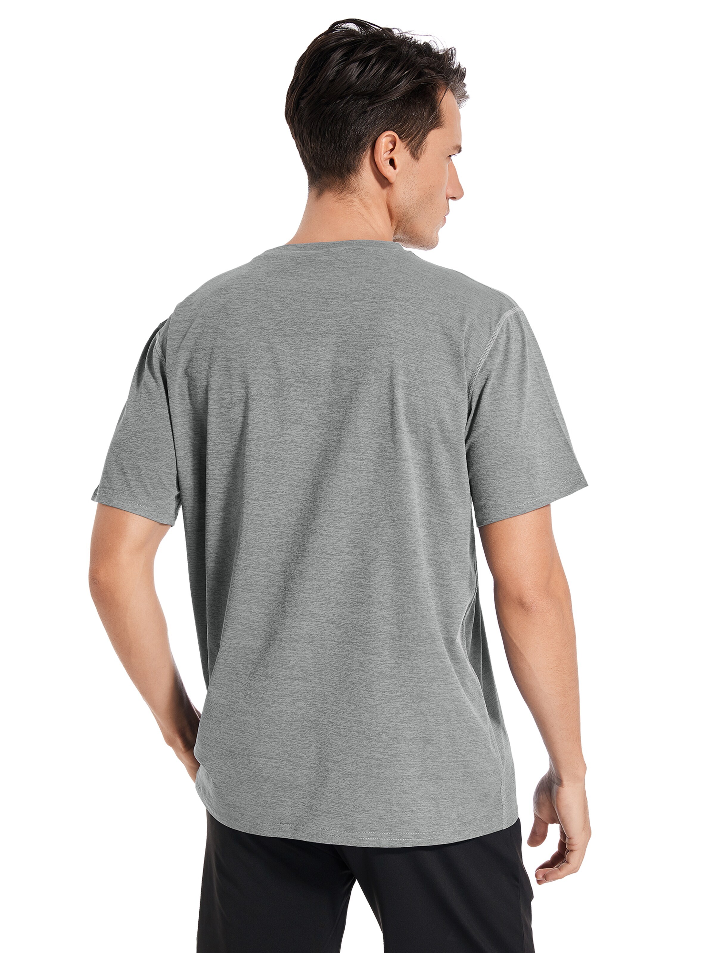 MEETWEE Shirt '2-Pack Casual Quick-Drying T-Shirts' in Grijs