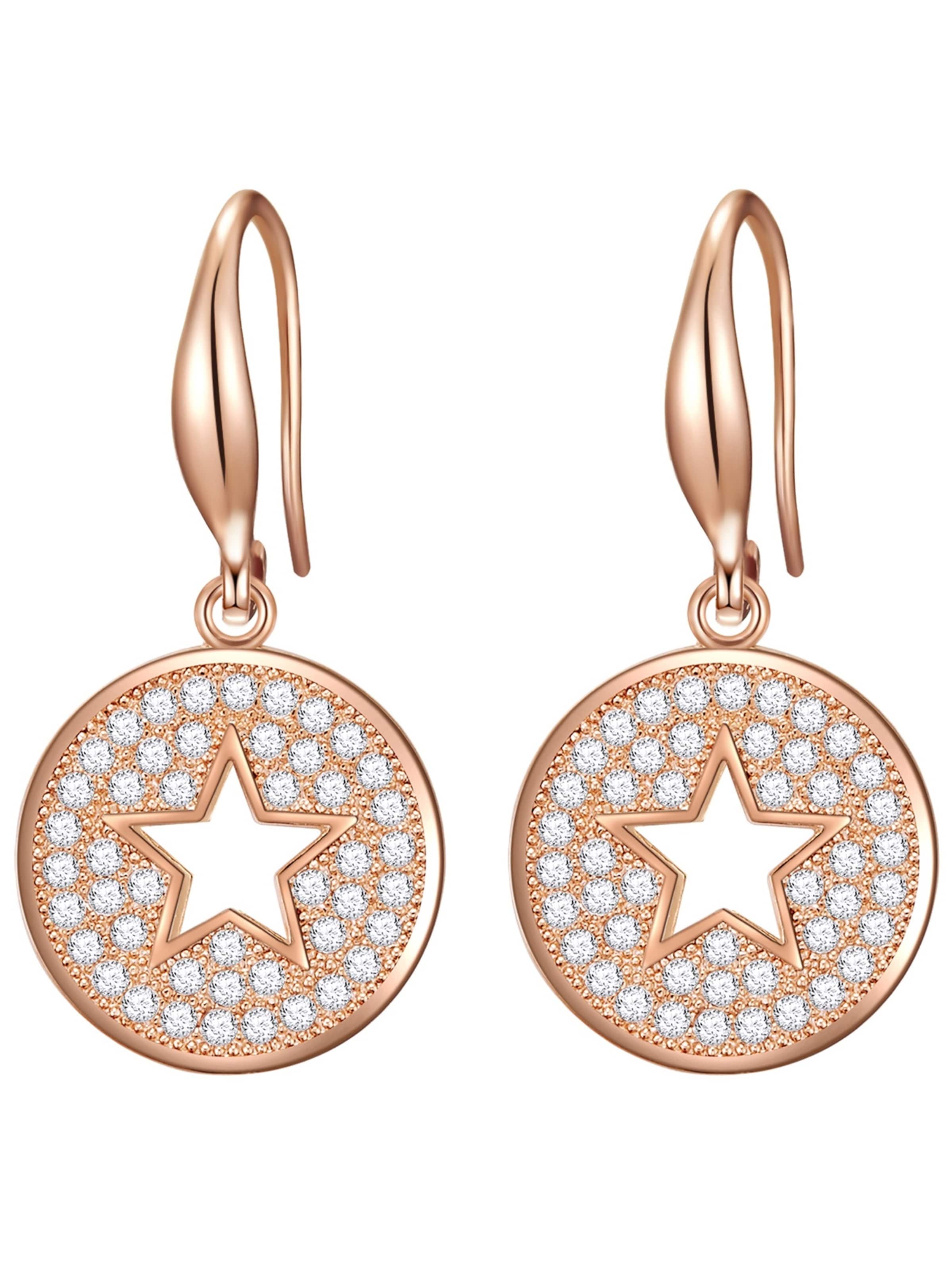 Lulu & Jane Earrings in Gold: front