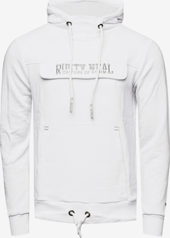 Rusty Neal Sweatshirt in Wit: voorkant