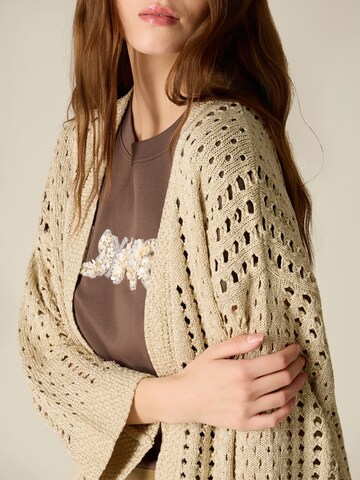 oltre Knit cardigan in Gold