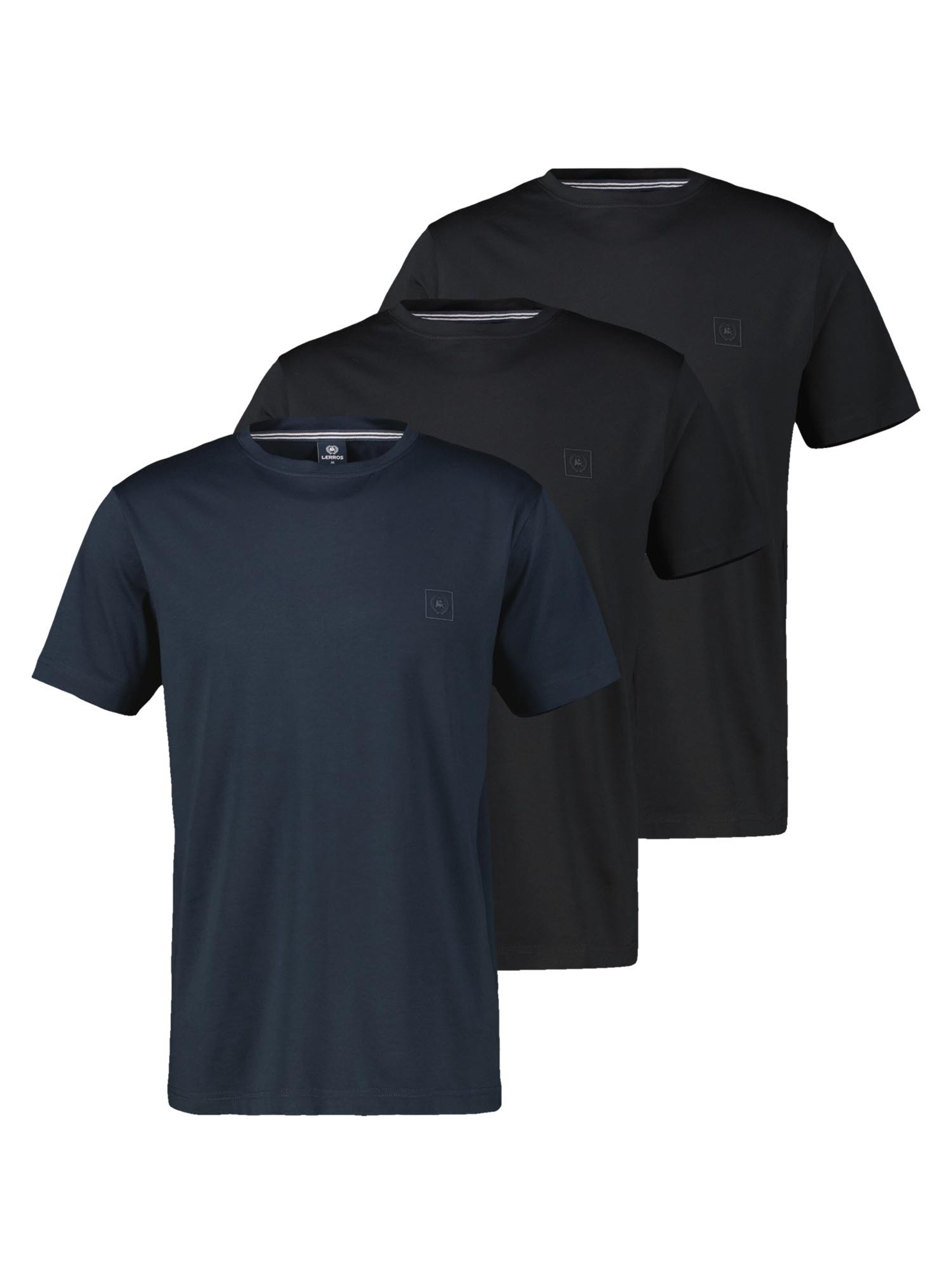 LERROS Shirt 'Basic' in Blauw: voorkant