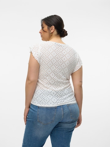 Vero Moda Curve - Camiseta 'VMCTASSA' en blanco