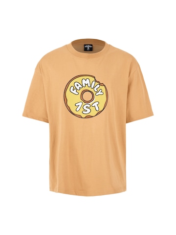 FAMILY 1ST FAMILY 4EVER Shirt 'Inner Circle' in Brown: front
