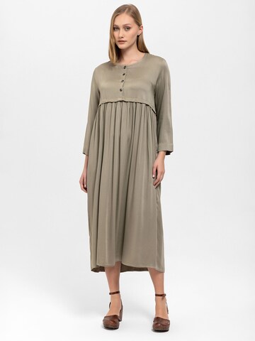 Anou Anou - Vestido en gris: frente